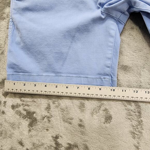 Kut From The Kloth‎ Shorts Womens 10L LONG Blue Catherine Trouser Twill Stretch - Picture 14 of 15